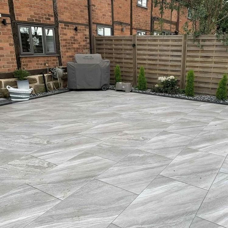 Cumbria Grey 600 x 900mm Porcelain Paving Pallet Pack