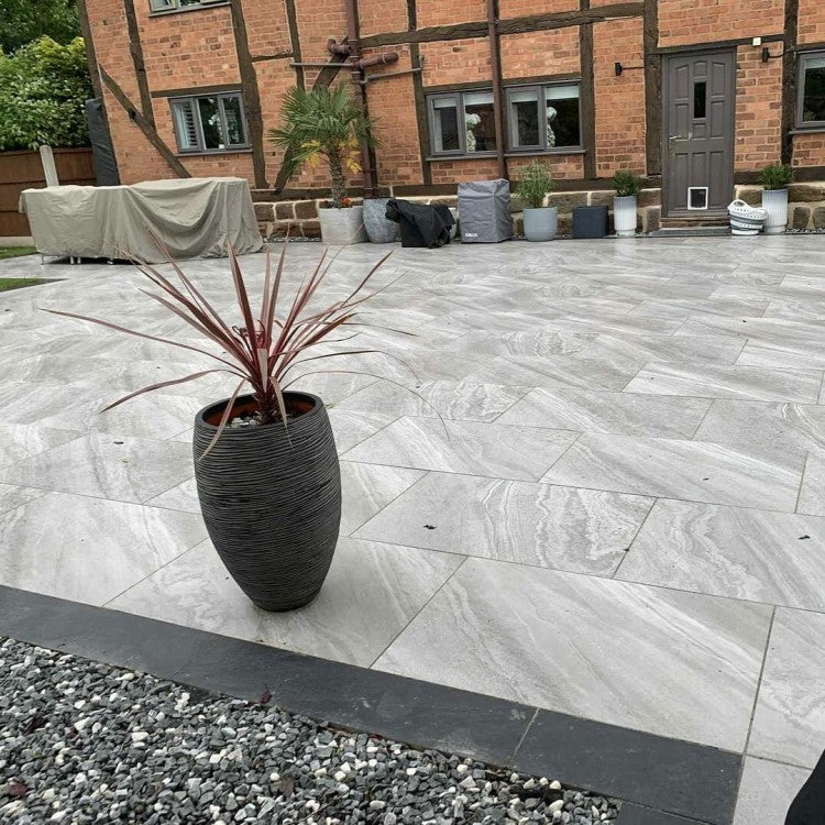 Cumbria Grey 600 x 900mm Porcelain Paving Pallet Pack