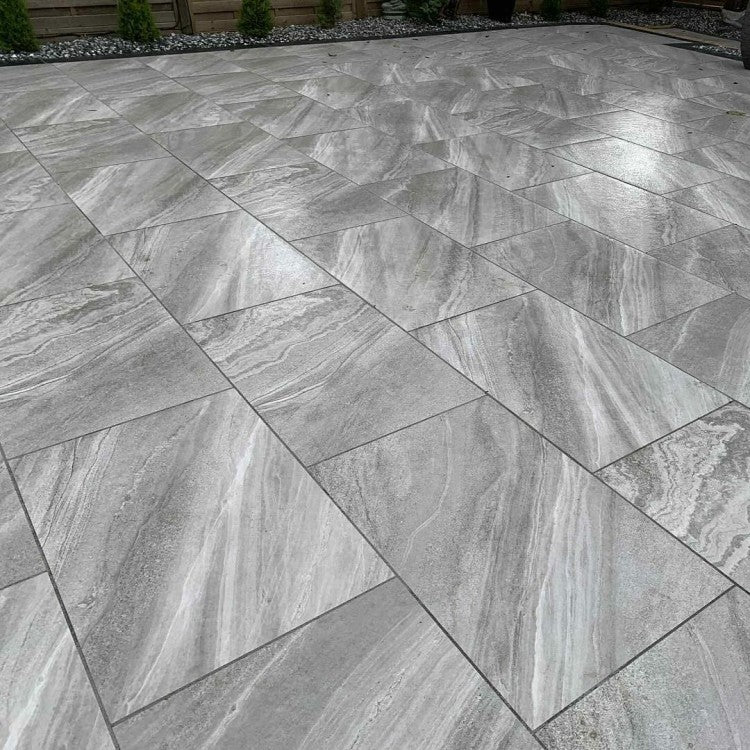 Cumbria Grey 600 x 900mm Porcelain Paving Pallet Pack