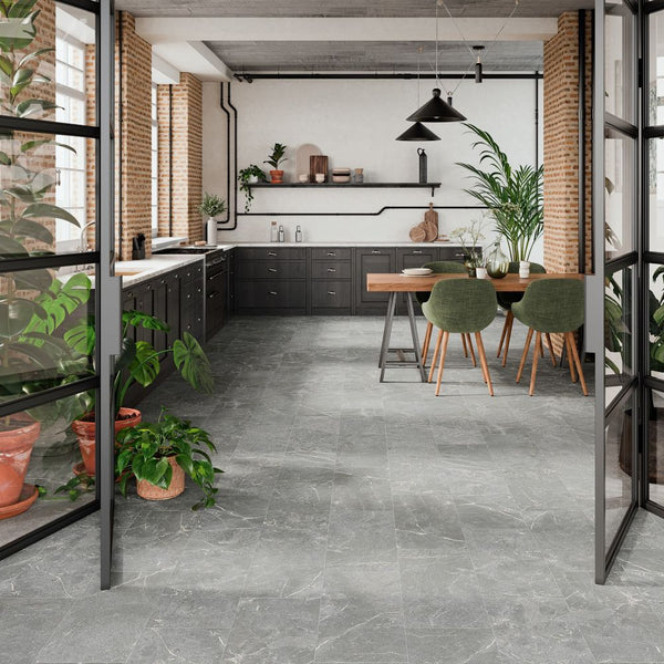 Blade Grey Marble Effect 30 x 60cm Porcelain Tiles