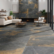 Strato Natural Slate 60 x 60cm Slate Effect Porcelain Tiles