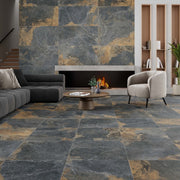 Strato Natural Slate 60 x 60cm Slate Effect Porcelain Tiles