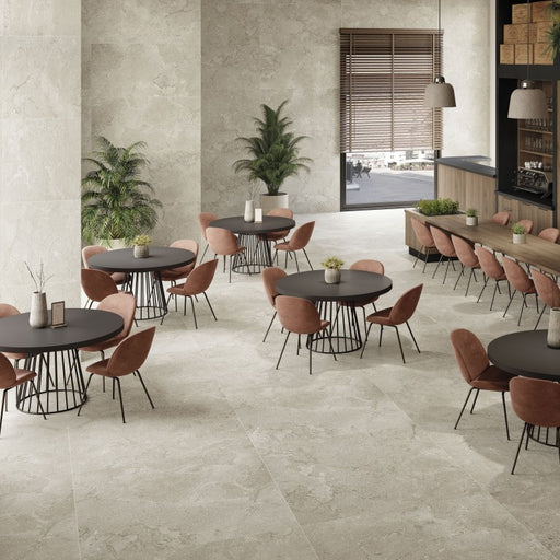 Cruise Greige 1000 x 1000mm Stone Effect Porcelain Tiles