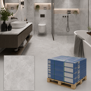Gloss Grey ceramic wall tiles pallet deal