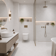 Light Grey Gloss Marble Ceramic Wall Tiles