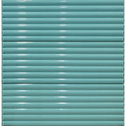 Atlas Teal Gloss Fluted Ceramic Wall Tiles 12 x 35cm