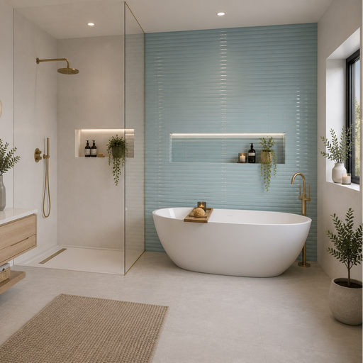 Fluted Gloss Tiles 