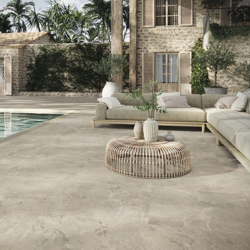 Dome Bone 80 x 80cm Stone Effect Porcelain Tiles – Contemporary Spanish Design with Natural Stone Character