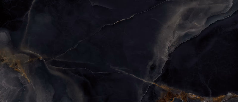 Tele di Marmo Onyx Black 60 x 120cm Marble Polished Porcelain Tiles