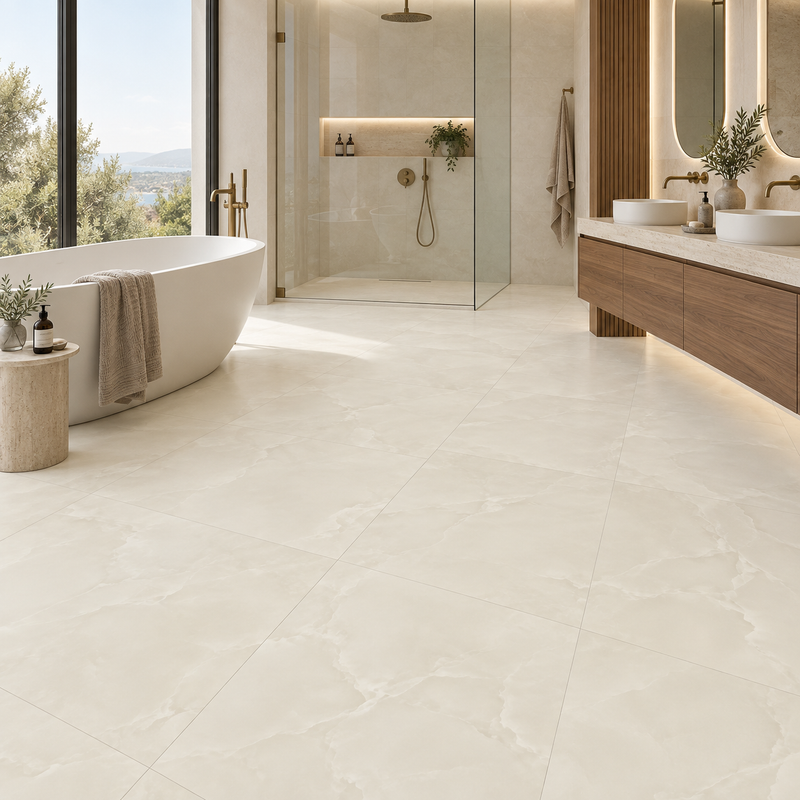 Elegant Cream Onyx Marble