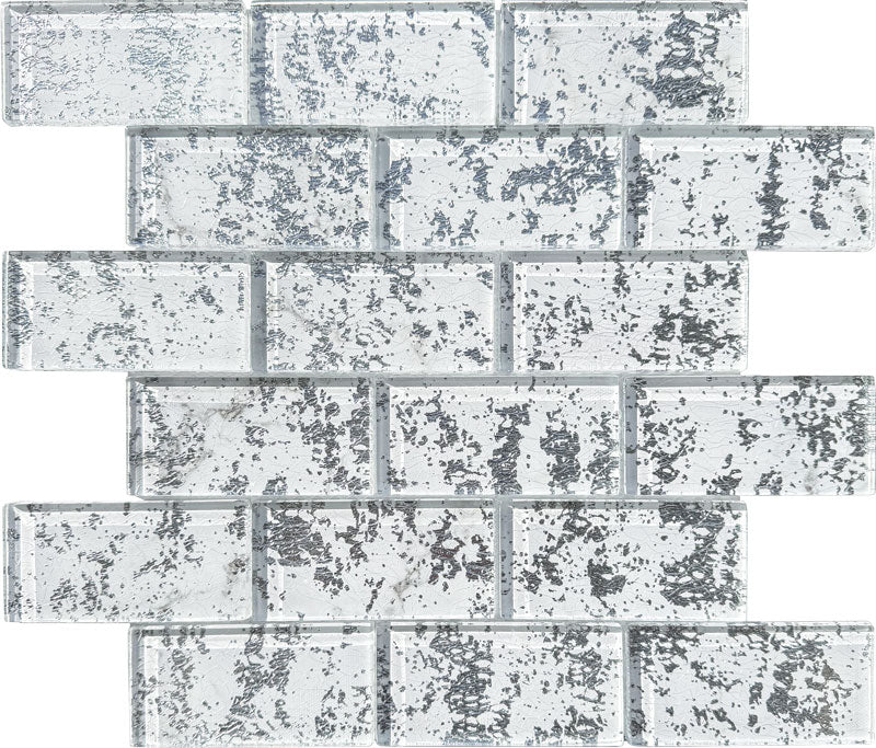 Galaxy Silver Glass Mosaic Tiles