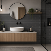 Dark Grey Gloss Wall Tiles