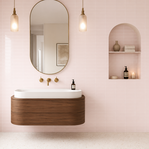 Pink Gloss Wall Tiles