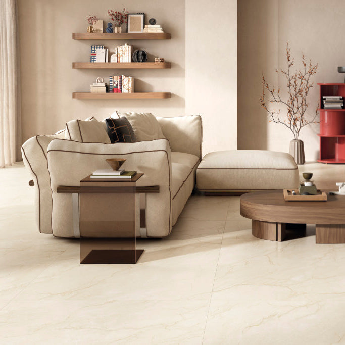 Italian Cream Marble 60 x 60cm Porcelain Tiles