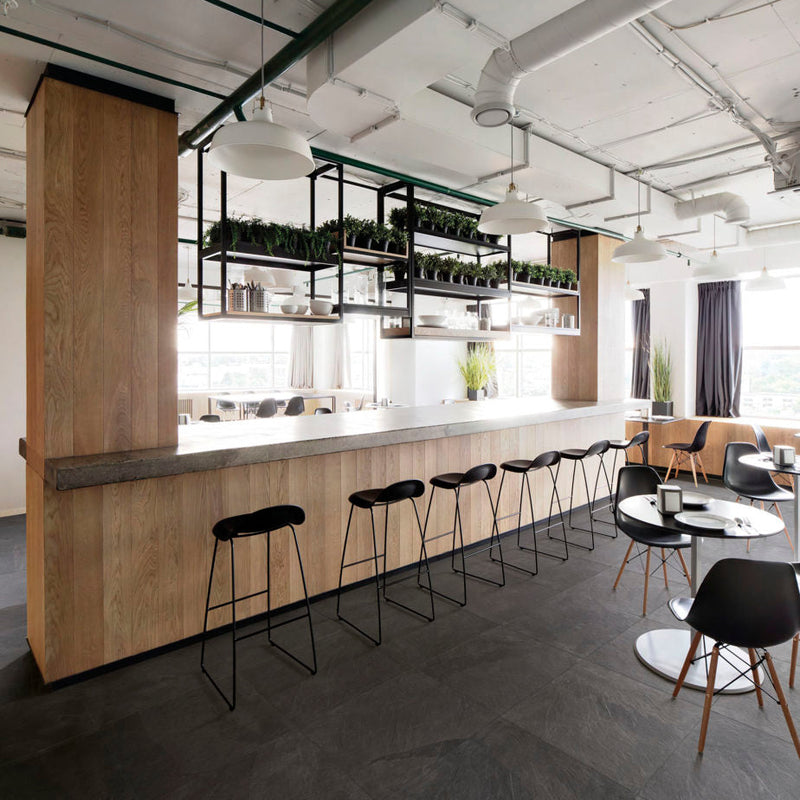Mustang Slate Black 600 x 600mm Porcelain Floor & Wall Tiles