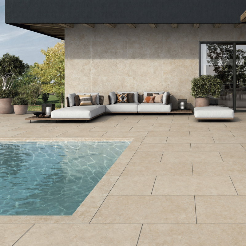 Prem Natural 600 x 900mm Porcelain Paving Slabs