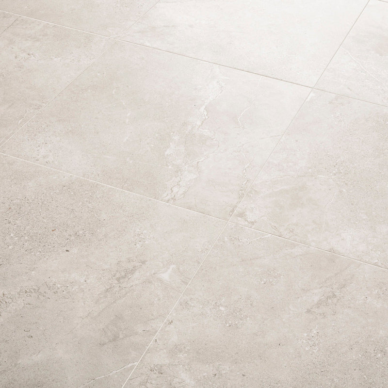 Stone Age White 60 x 60cm Stone Effect Porcelain Tiles