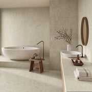 Limestone effect porcelain tiles 60 x 120cm