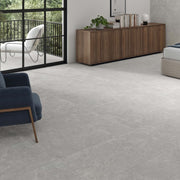 Premiere Grey 60 x 60cm Stone Effect Porcelain Tiles