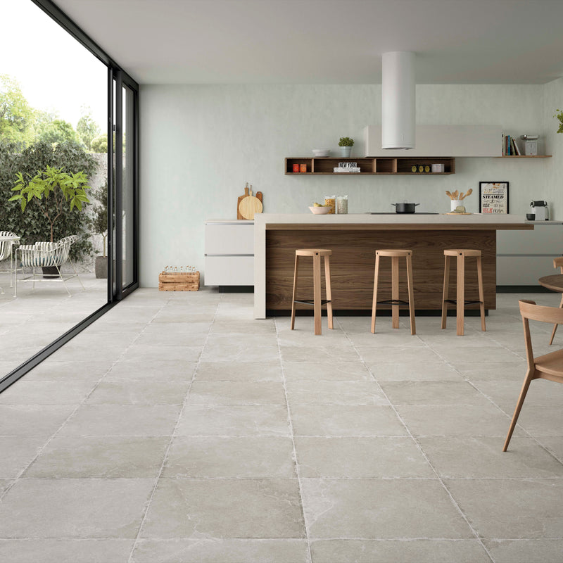 Grey Flagstone Porcelain Tiles