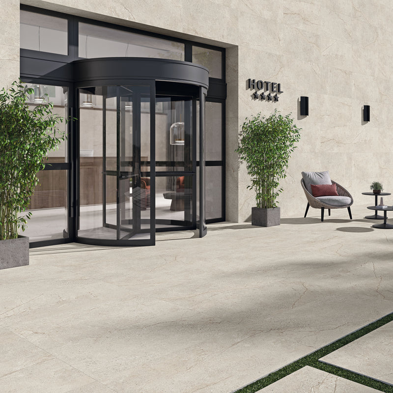 Sumum Beige 600 x 1200mm Porcelain Paving Slabs