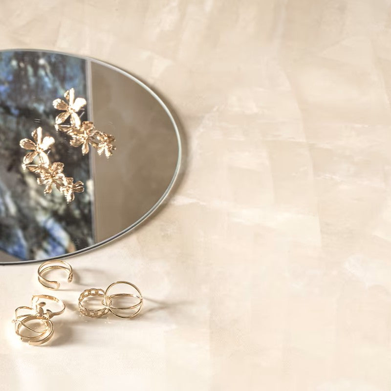 Tele di Marmo Lumia Ivory Gioiello 60 x 120cm Marble Polished Porcelain Tiles