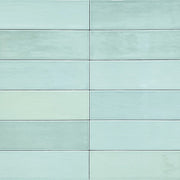 Zellige Mint Green 7 x 28cm Gloss Porcelain Tiles