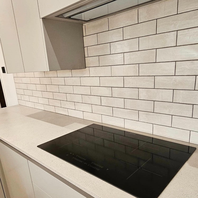 Aspen White 7.5 x 22.5cm Matt Ceramic Wall Tiles