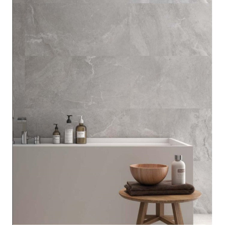 Cave Pearl 45 x 90cm Stone Porcelain Tiles