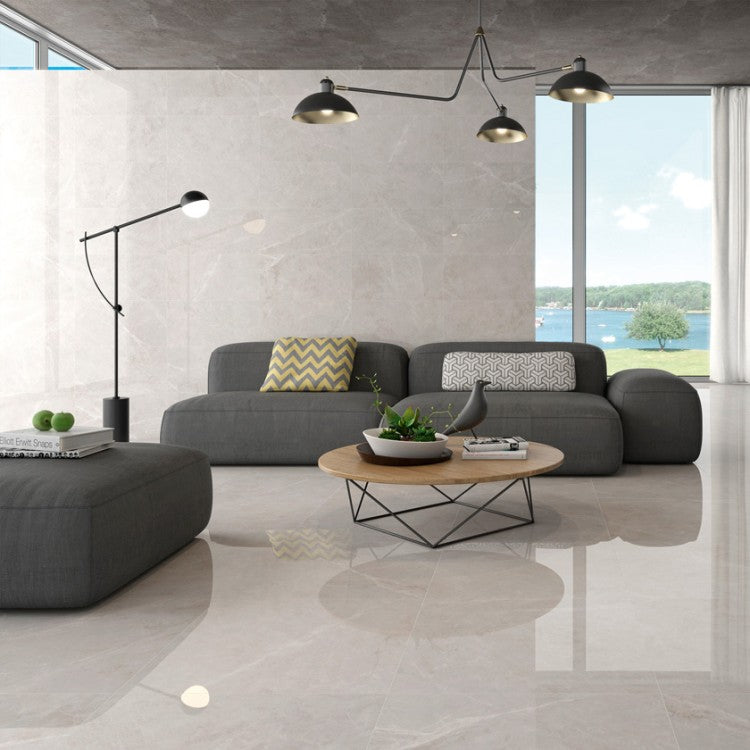 Crepuscolo Cream Marble 60 x 60cm Porcelain Tiles