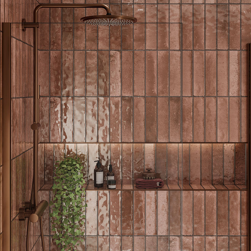 Hope Clay Gloss Ceramic Wall Tile 75x300mm