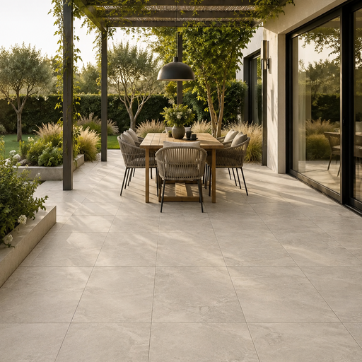 stone effect porcelain paving slabs 600 x 900mm