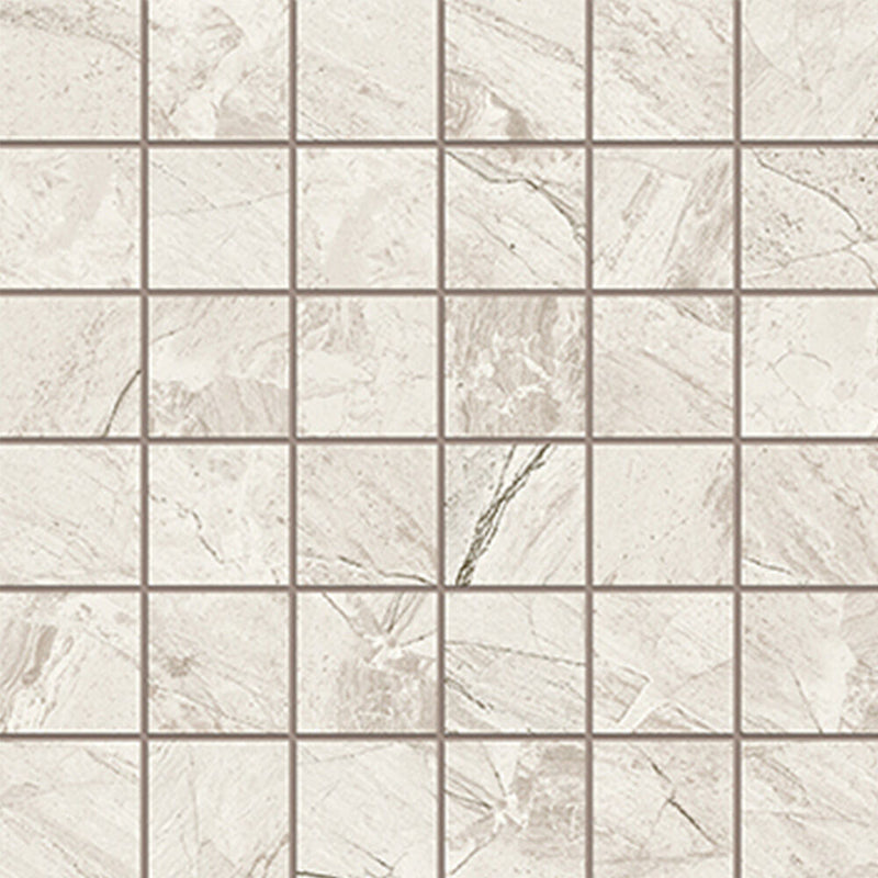 Earthsong White Matt Porcelain Mosaic 300x300mm (R9)