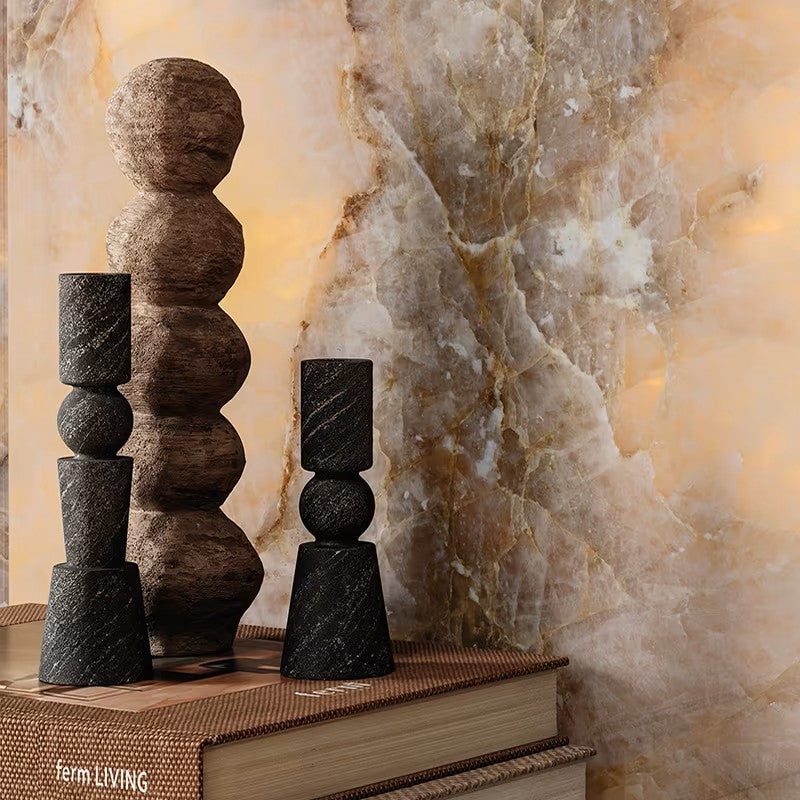 Tele di Marmo Lumia Golden Ambra Marble 60 x 120cm Polished Porcelain Tiles