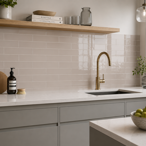 Beige Gloss Wall Tiles