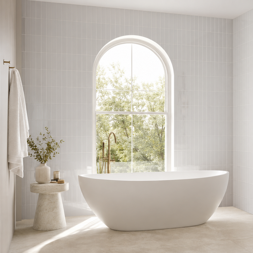 Light Grey Gloss Wall Tiles