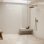cream gloss wall tiles