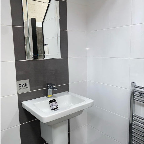 Infinity 30 x 60cm White Gloss Wall Tile