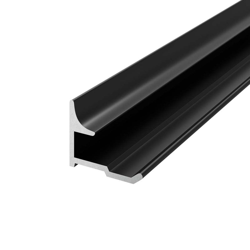Wall Panel Inner Corner Trim Black Aluminium 2400x19x6mm