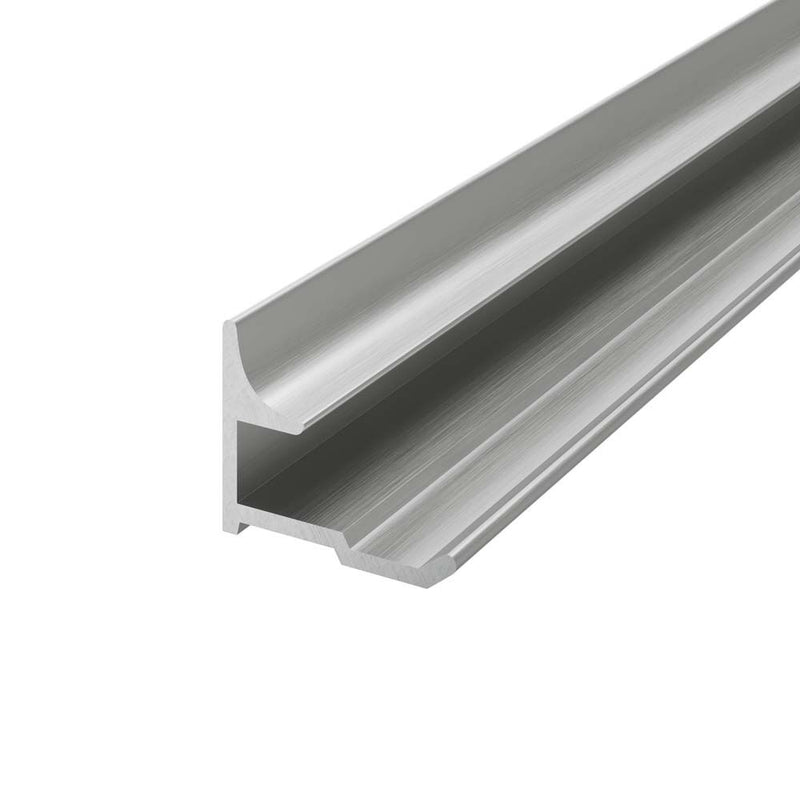 Wall Panel Inner Corner Trim Chrome Aluminium 2400x19x6mm