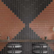 Magnes Black 7.5 x 30cm Wall Tiles