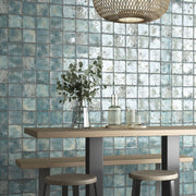 Era Teal - Green 7 x 28cm Gloss Porcelain Tiles