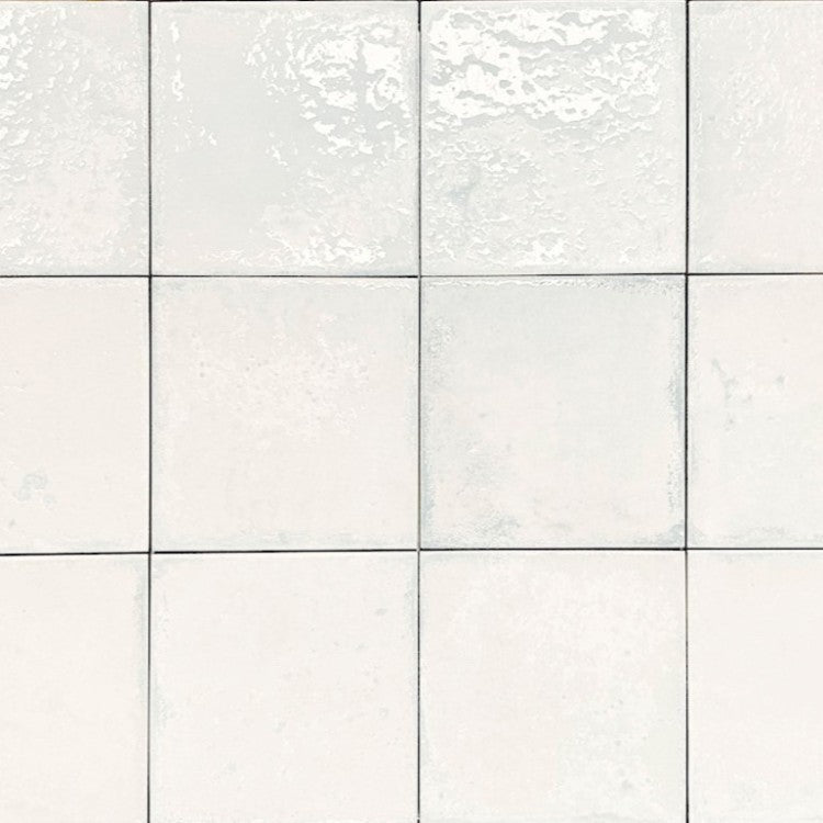 Era White 12 x 12cm Gloss Porcelain Tiles