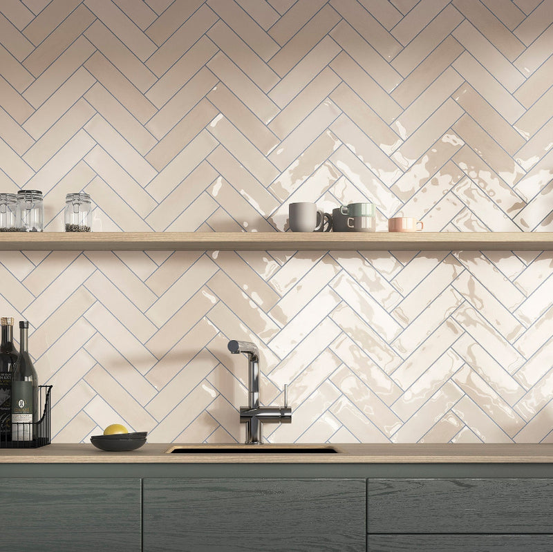 Zellige Cream Porcelain Tiles