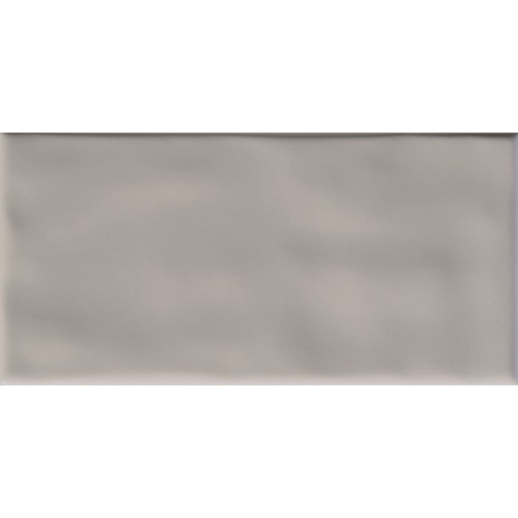 Naprec Grey 10 x 20cm Satin Wall Tiles