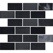 New Zellige Charcoal 6.5 x 13cm Gloss Wall Tiles
