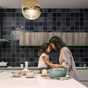 New Zellige Charcoal 6.5 x 13cm Gloss Wall Tiles