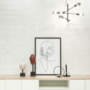 New Zellige Glacier White 6.5 x 13cm Gloss Wall Tiles