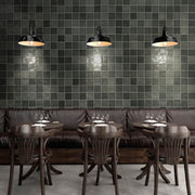 New Zellige Olive Green 6.5 x 13cm Gloss Wall Tiles