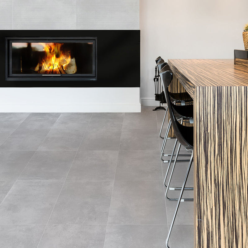 Loft Ash Waves Decor Glazed Porcelain Wall 300x600mm